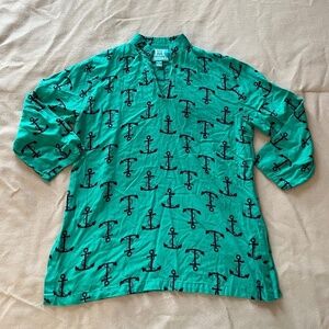 WORN ONCE Escapada Anchor Blouse